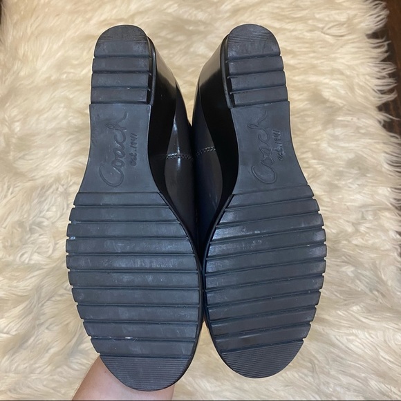 Coach Patent Leather Quilted Cantina Mid-Calf Boot - Picture 9 of 10